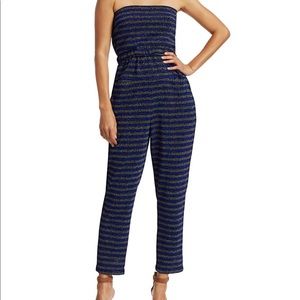 Rachel Comey Wayne Glitter Stripe Jumpsuit